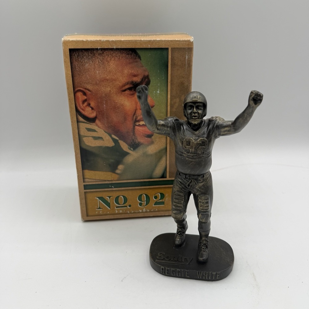 Sentry Foods Commemorative Ltd Ed Figurine Reggie White 92 Bobble Dobble Packers